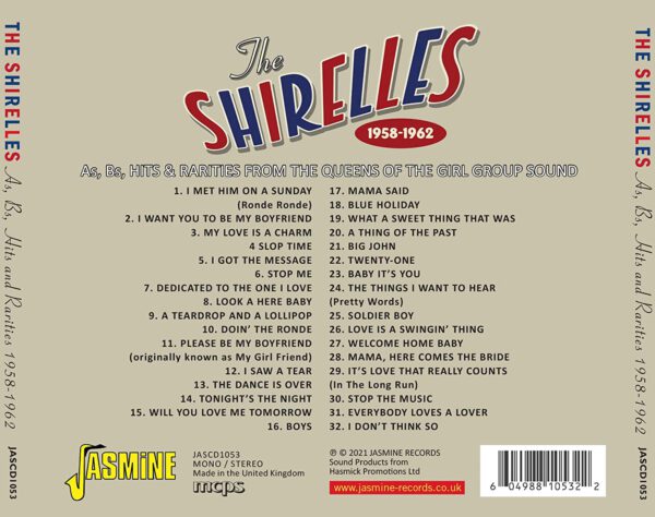 The Shirelles - As, Bs, Hits And Rarities From The Queens Of The Girl Group Sounds 1958-1962 - back