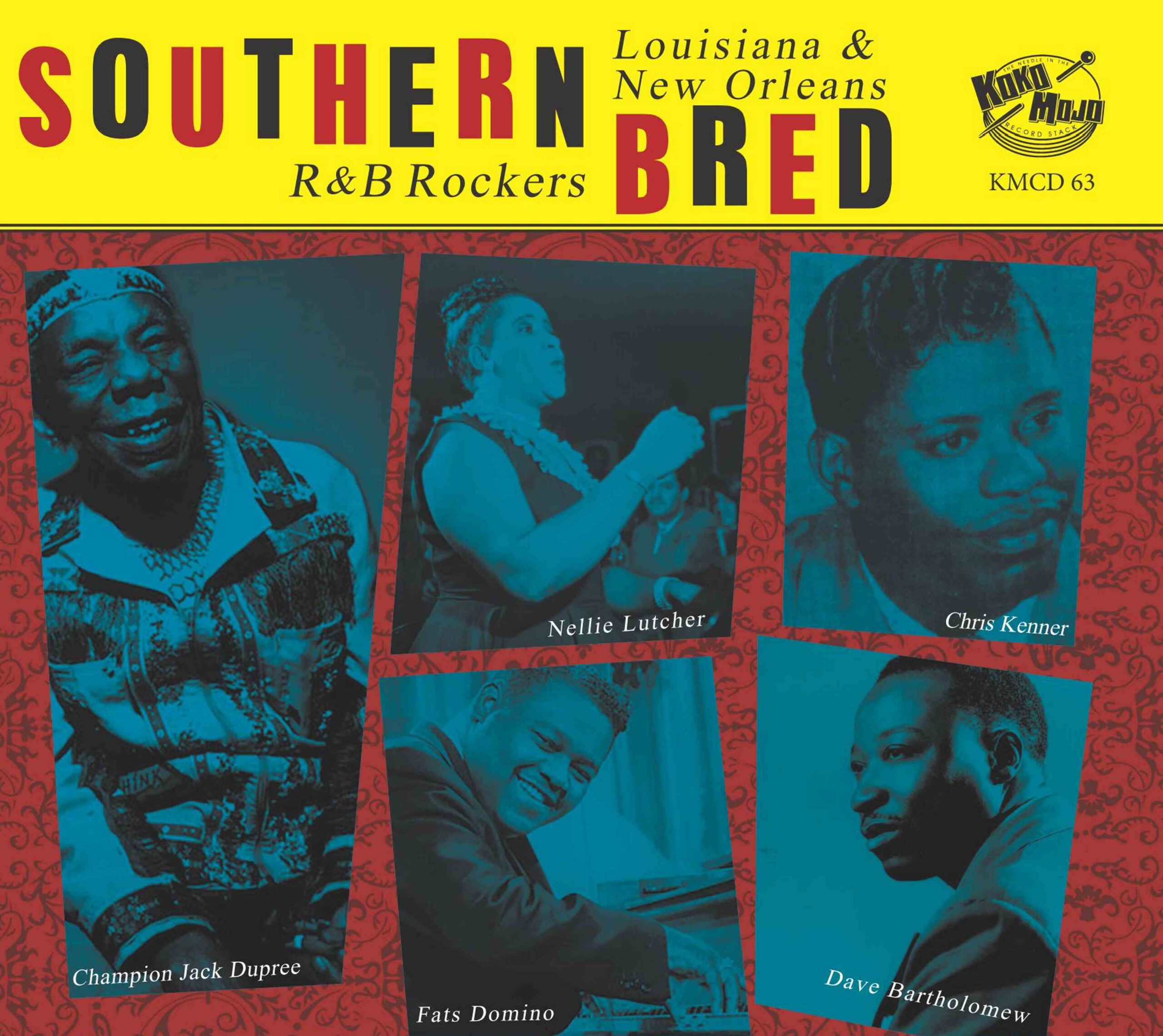Southern Bred 13 Louisiana R&B Rockers frontweb