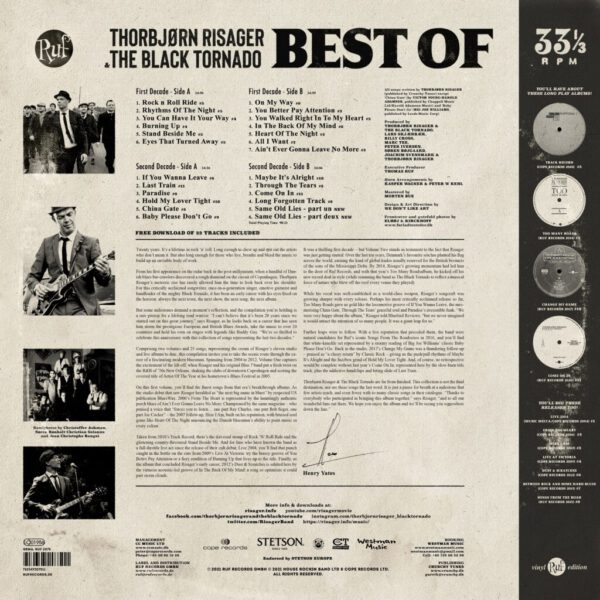Thorbjoern Risager And The Black Tornado -Best Of - Back