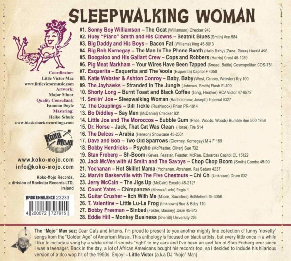 Various Artists - Beware Of The Sleepwalking Woman-back