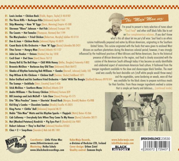 Various Artists - Koko-Mojo Diner 3 – Southern Menu-back