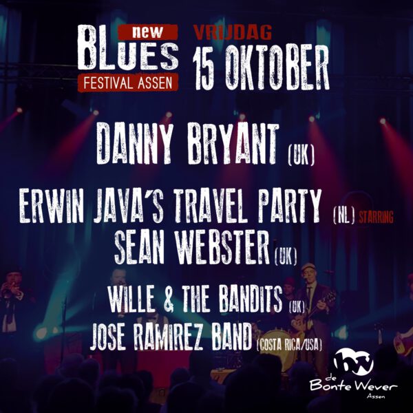 New Blues Festival Assen 2021 - banner