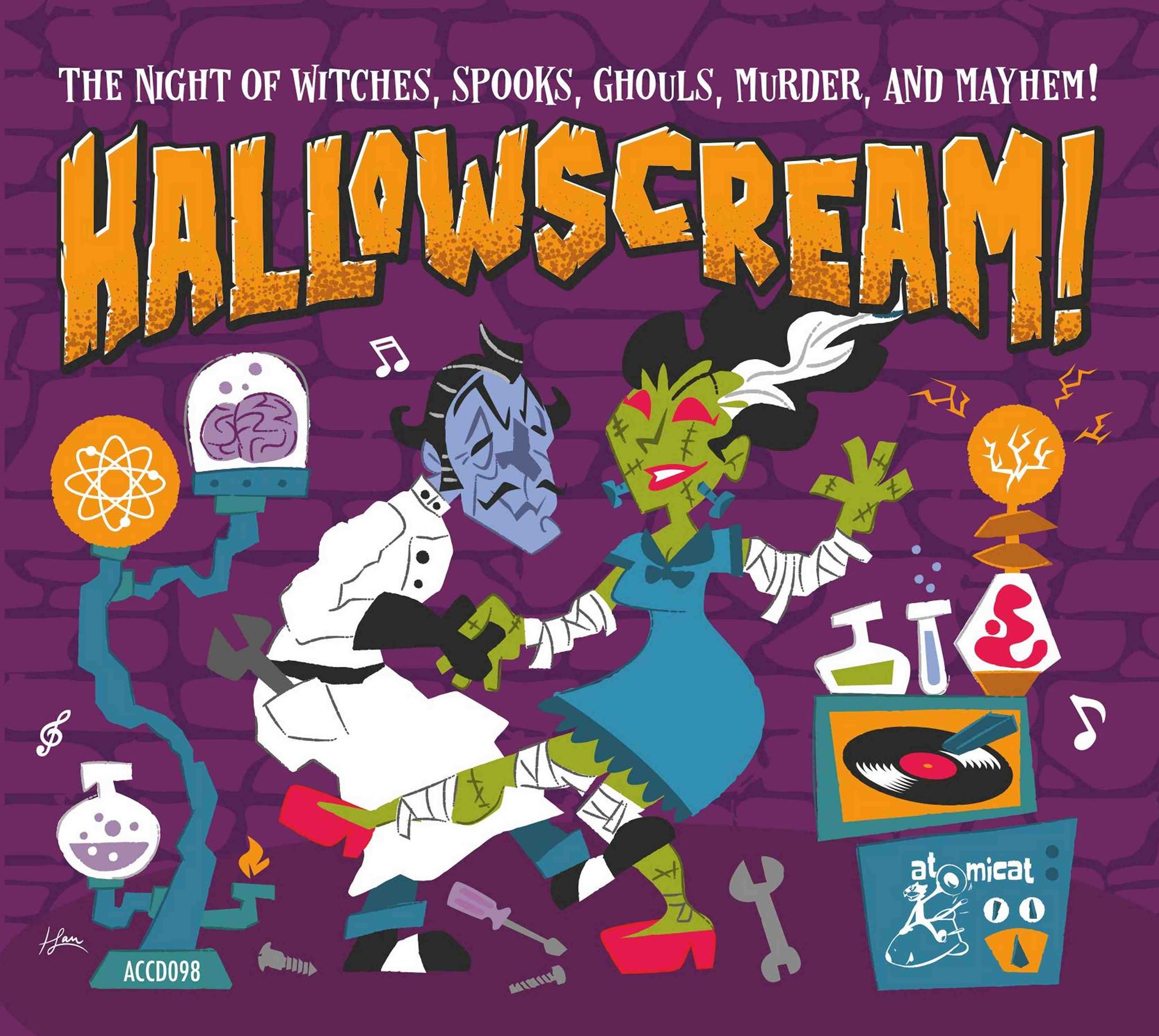 Various Artists - Hallowscream! (The Night Of Murder, Witches, Spooks, Ghouls And Mayhem!)