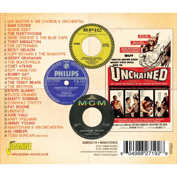 Various Artists - The Unchained Melody – 29 Killer Versions!- back