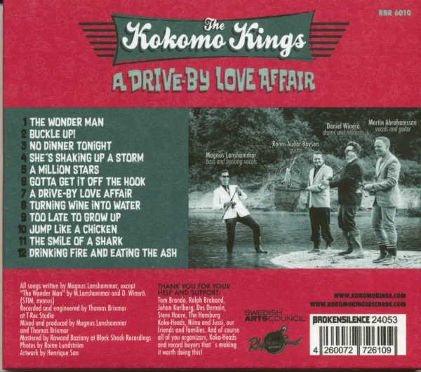 The Kokomo Kings - A Drive-By Love Affair - back
