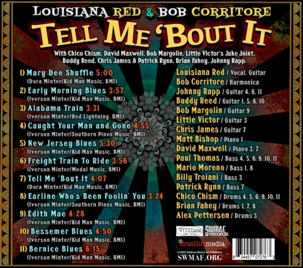 Louisiana Red & Bob Corritore - Tell Me 'Bout It - back