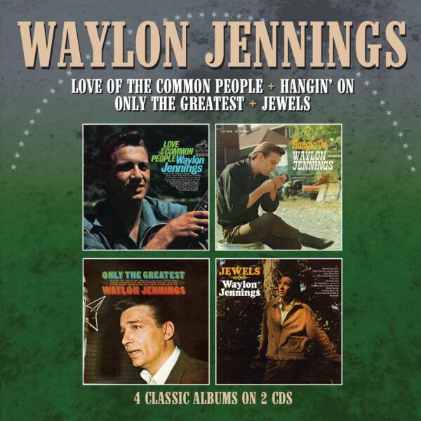 Waylon Jennings- 4 classic albums