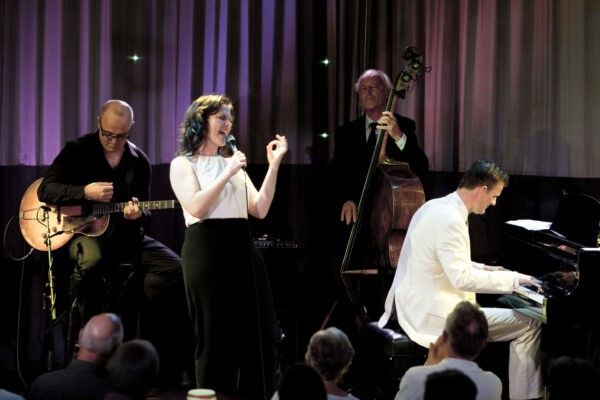 Fay Claassen with Peter Beets, Ruud jacobs, Martijn van Iterson Concertgebouw Koorzaal 2016 - Photo by Govert Driessen