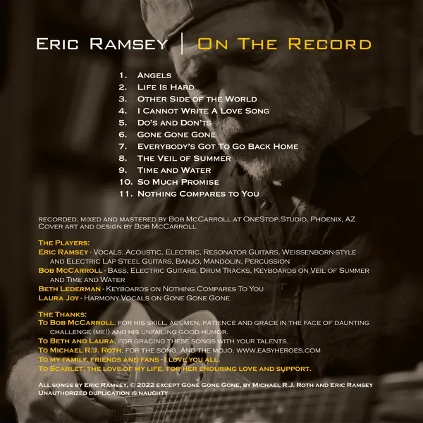 Eric Ramsey - On The Record - back