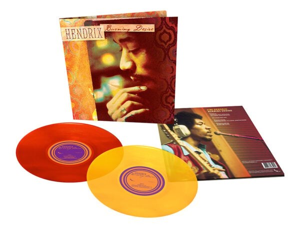 Jimi Hendrix - Burning Desire (Orange, Red Vinyl) - promo