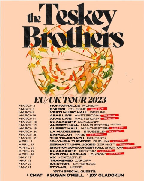 The Teskey Brothers - tour