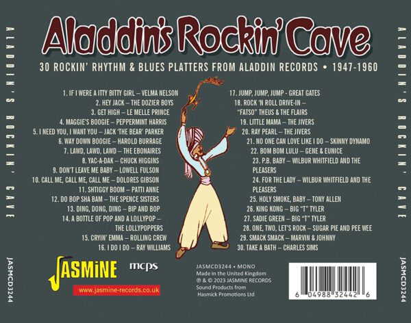 Various Artists - Aladdin’s Rockin’ Cave – 30 Rockin’ Rhythm & Blues Platters From Aladdin Records 1947-1960 