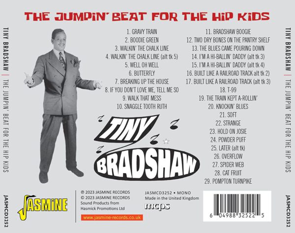Tiny Bradshaw - The Jumpin’ Beat Foir The Hip Kids - 1949-1955 - back