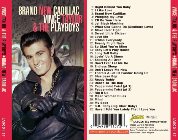 Vince Taylor & The Playboys - Brand New Cadillac - back