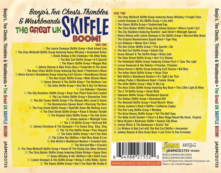 Review Various Artists Banjos, Tea Chests, Thimbles & Washboards The Great UK Skiffle Boom