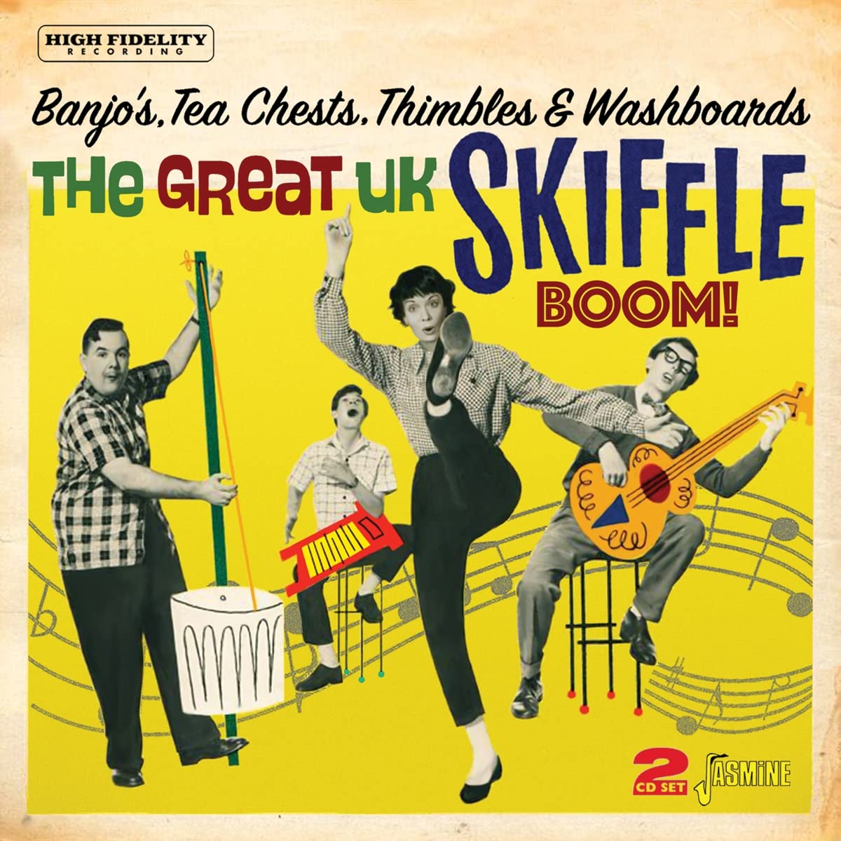 Various Artists - Banjos, Tea Chests, Thimbles & Washboards – The Great UK Skiffle Boom!