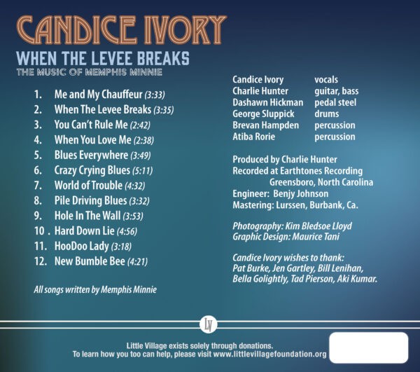 Candice Ivory - The Music Of Memphis Minnie - back
