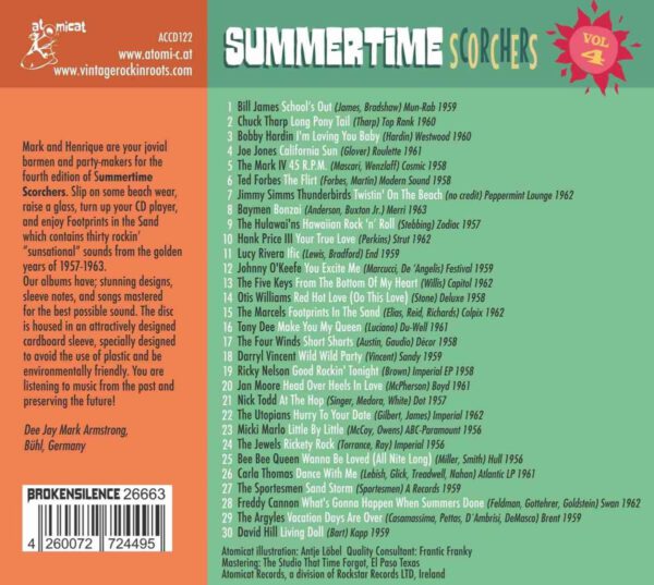 Various Artists - Summertime Scorchers 4 - back