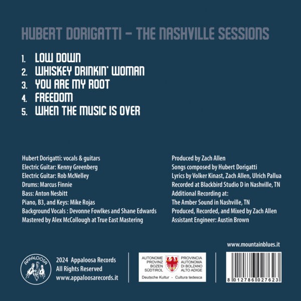 Hubert Dorigatti - The Nashville Sessions
